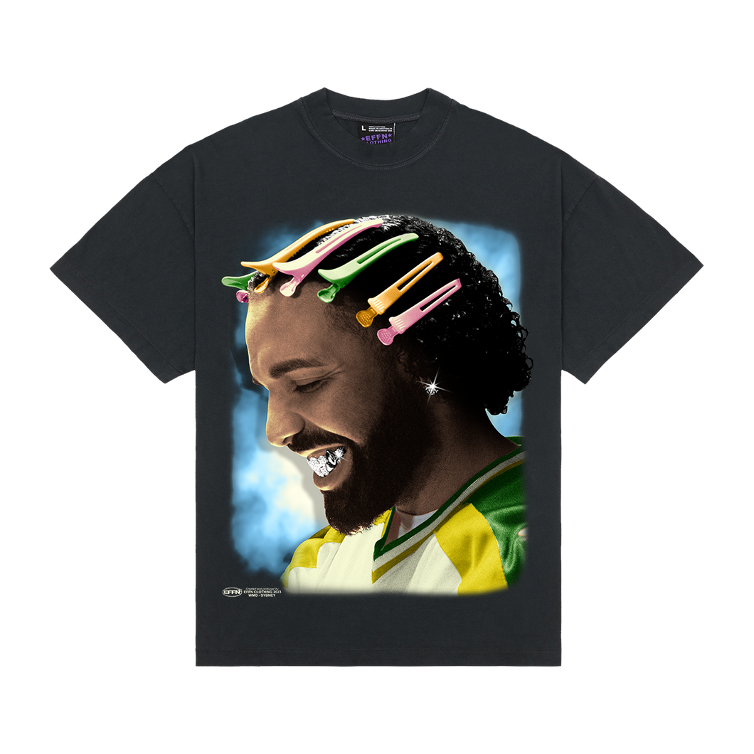 Drake Yearbook Tee - Washed Black