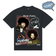 Load image into Gallery viewer, Brent Faiyaz Tour Tee - Washed Black