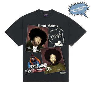 Brent Faiyaz Tour Tee - Washed Black
